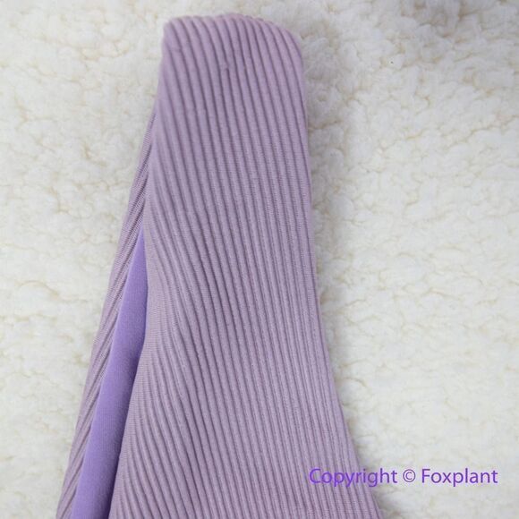 New! Set! Beach Riot Free People Rib Dallas Emma bikini bottom lavender, size S - Picture 8 of 12